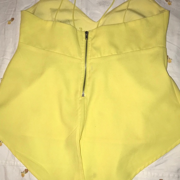 Yellow double strap top - Picture 4 of 5
